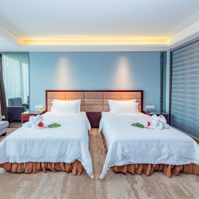 行政雙床房（採光通透+獨立沙發） 悠然酒店（東莞樟木頭火車站店）優惠