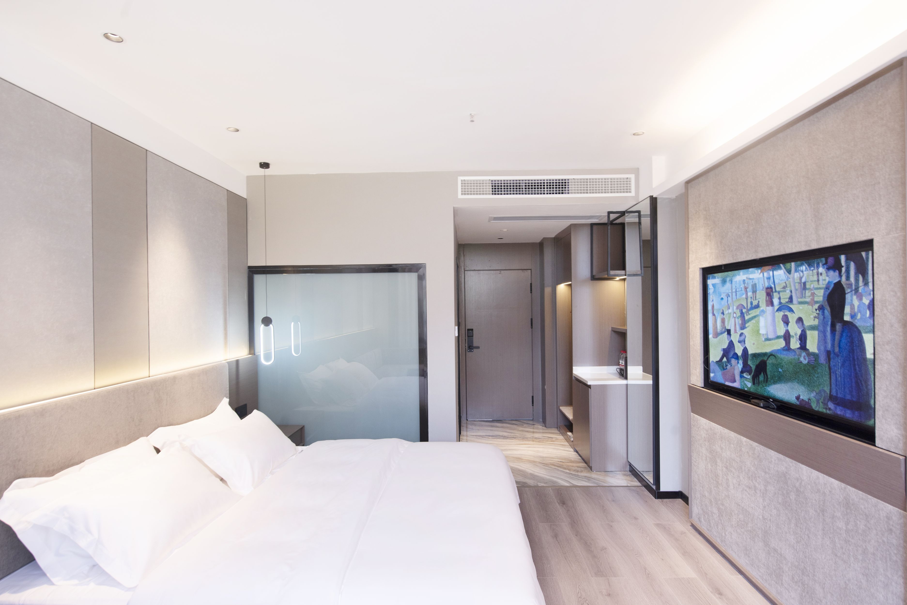 江景豪华大床房（智能加湿器+品质床品+乾湿分离）