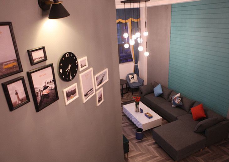 自由云·Loft家庭雙床大套房【洗衣機+小廚房+冰箱】