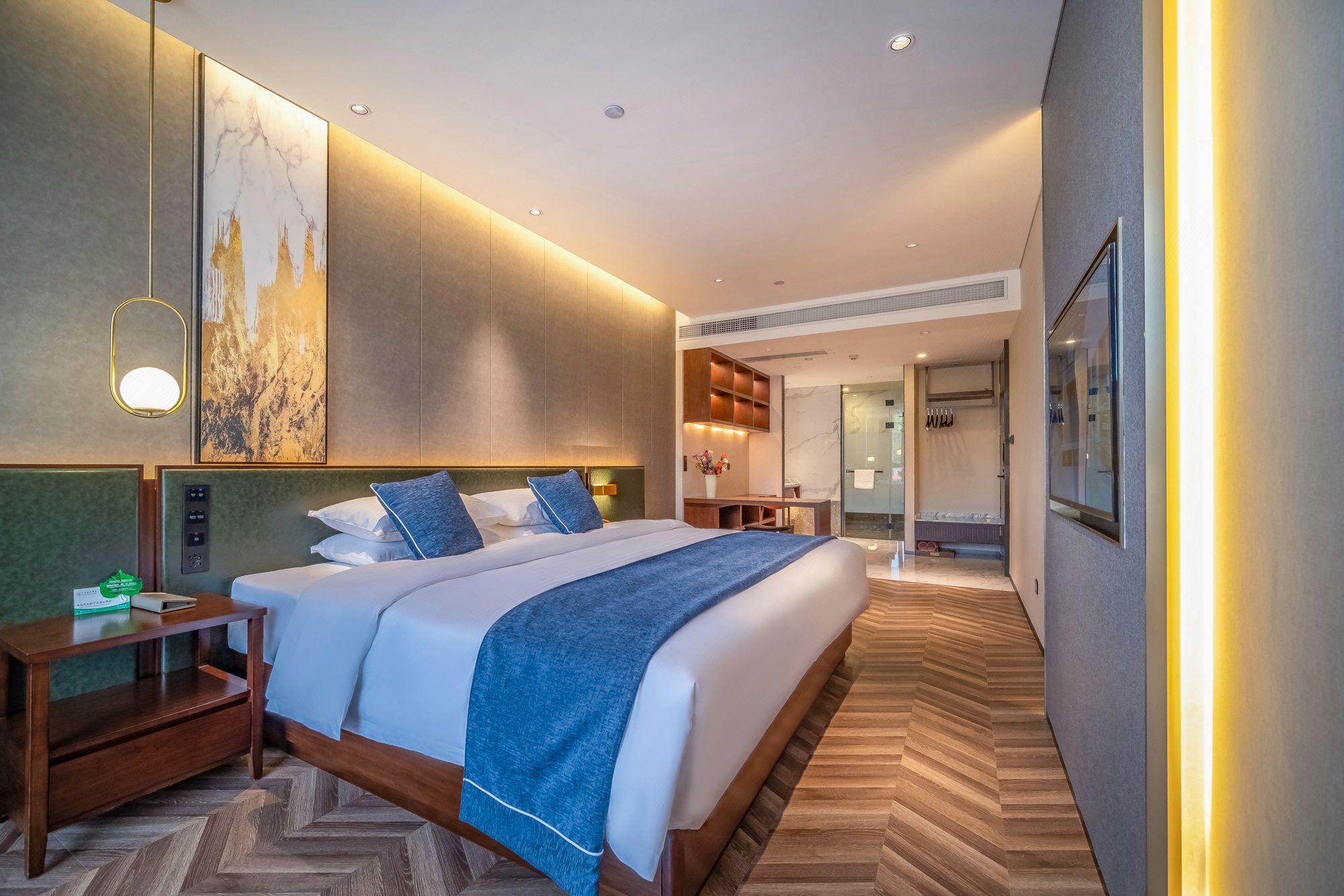 雅致城景大床房