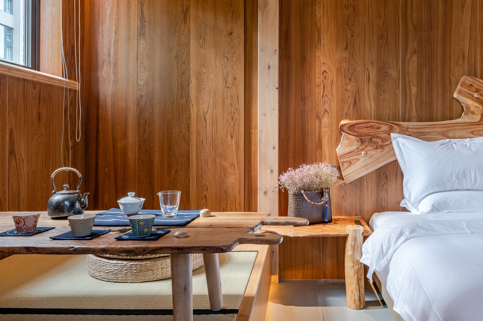 心隱.攬月雅榻大床房【品茗茶臺】【全屋地暖】