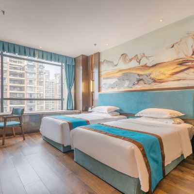 雅緻豪華雙床房 瀘州千悦酒店優惠