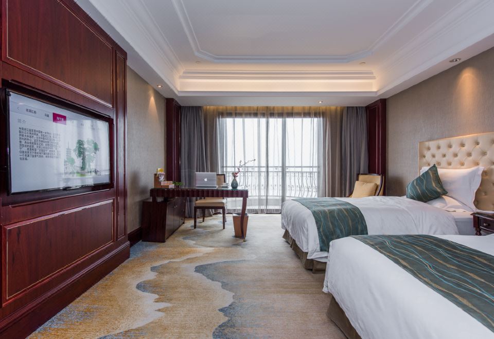 钱塘尊贵江景双床房—带阳台