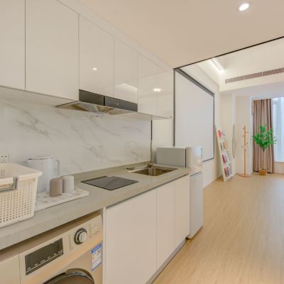 焦糖奶油複式投影大床房-人氣必選 美優生活·特色公寓（富華里店）優惠