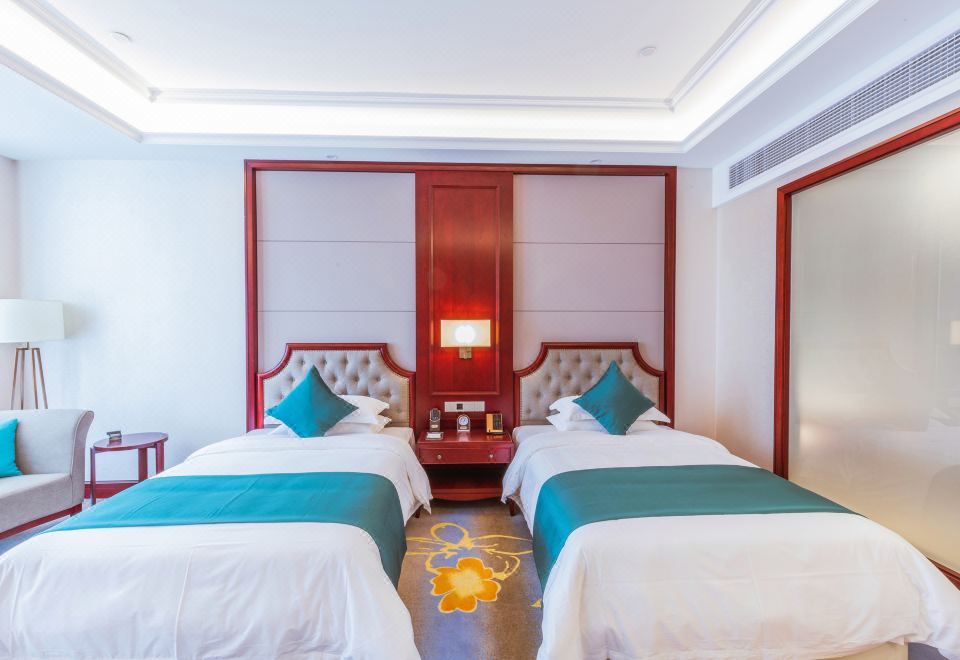 豪华双床房（乾湿分离+全景落地窗）