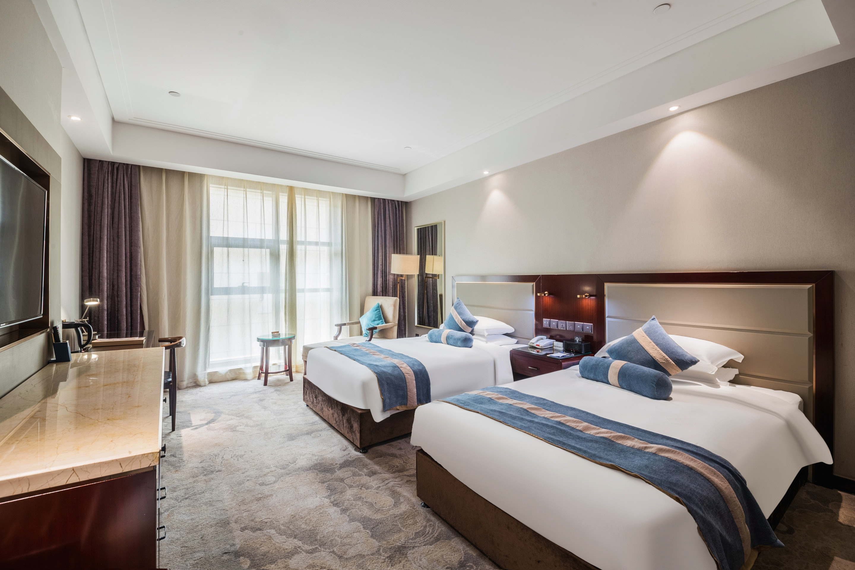 Guohao Hotel豪華雙床房