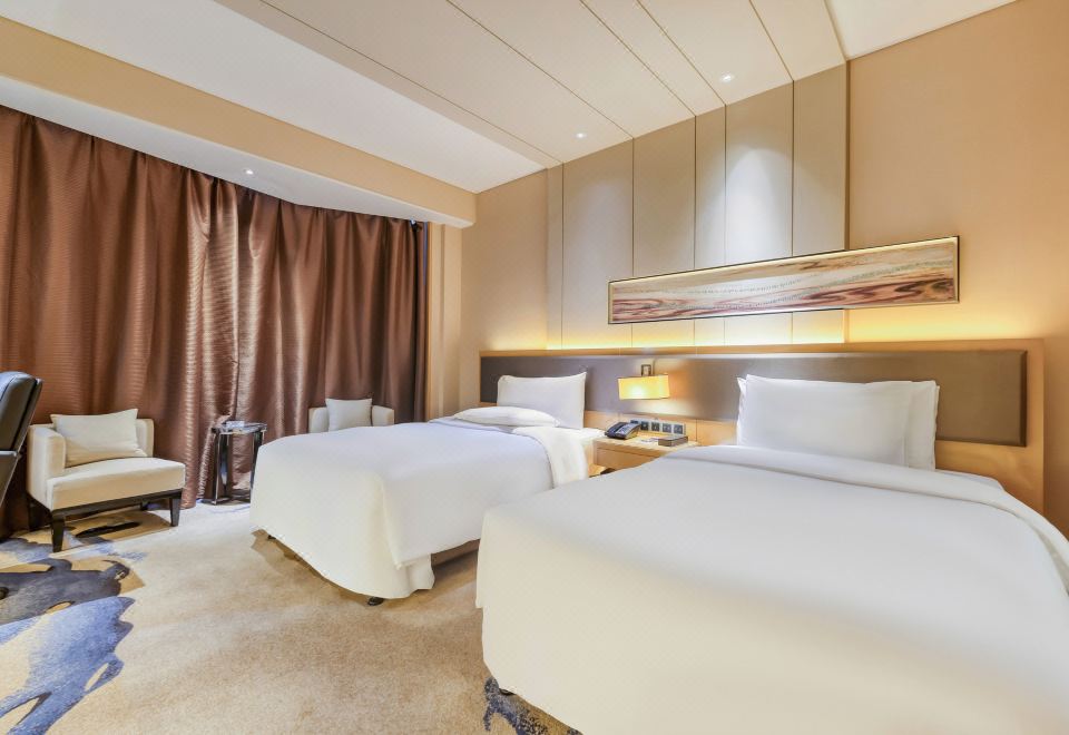 豪華雙床房（CBD街景）