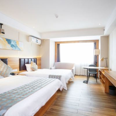 IMAX影音·家庭親子房「親膚純棉四件套+採光通風」 漫麗·影院酒店（海口日月廣場店）優惠