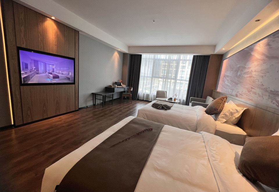 萬澳豪華雙床房-金可兒床墊【全屋負氧離子凈化】