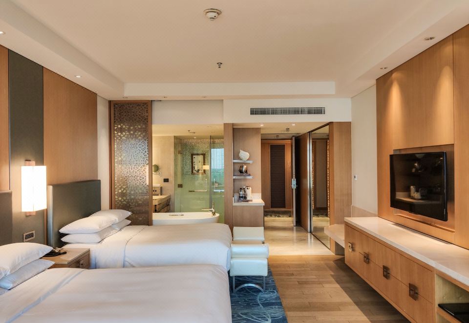 观海家庭双卧联通套房