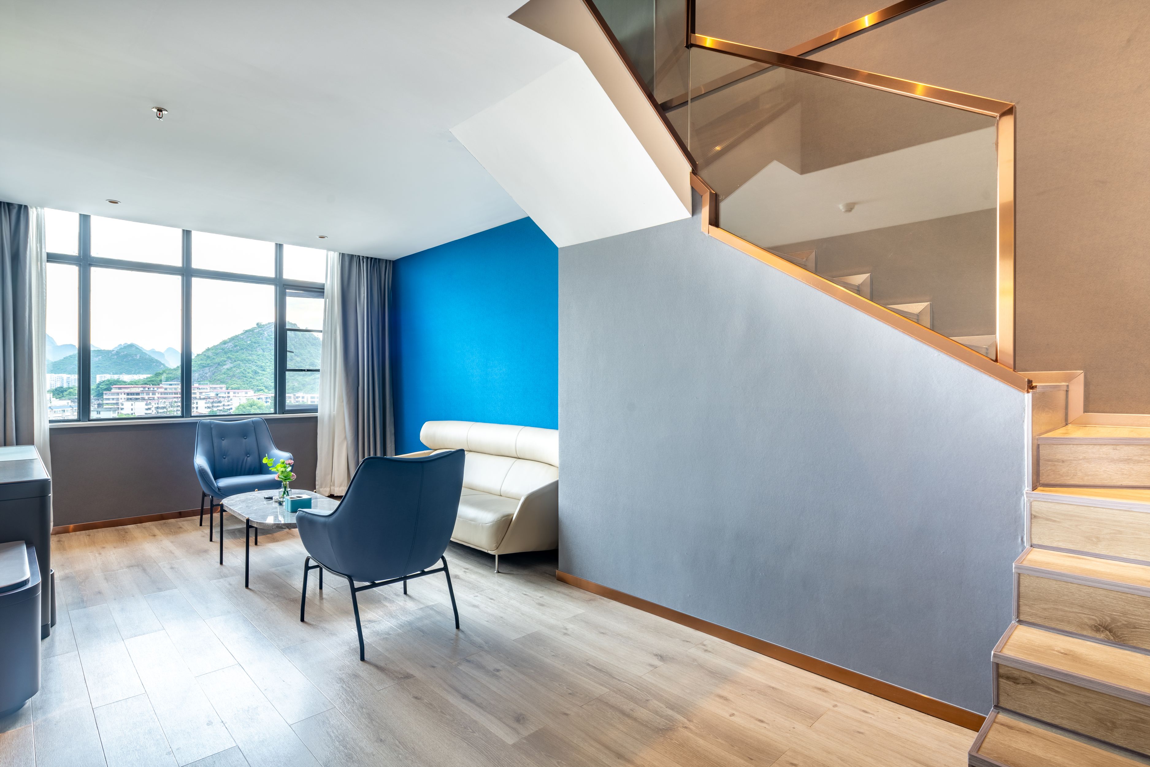 豪华loft智能家庭房丨麻将娱乐+会客茶室+上下楼层