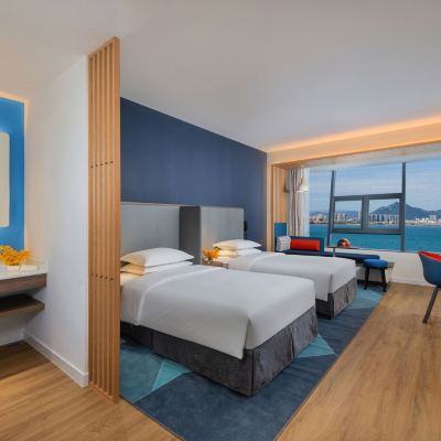 高級房 雙床 海景 廈門臨港智選假日飯店（高崎機場店）優惠