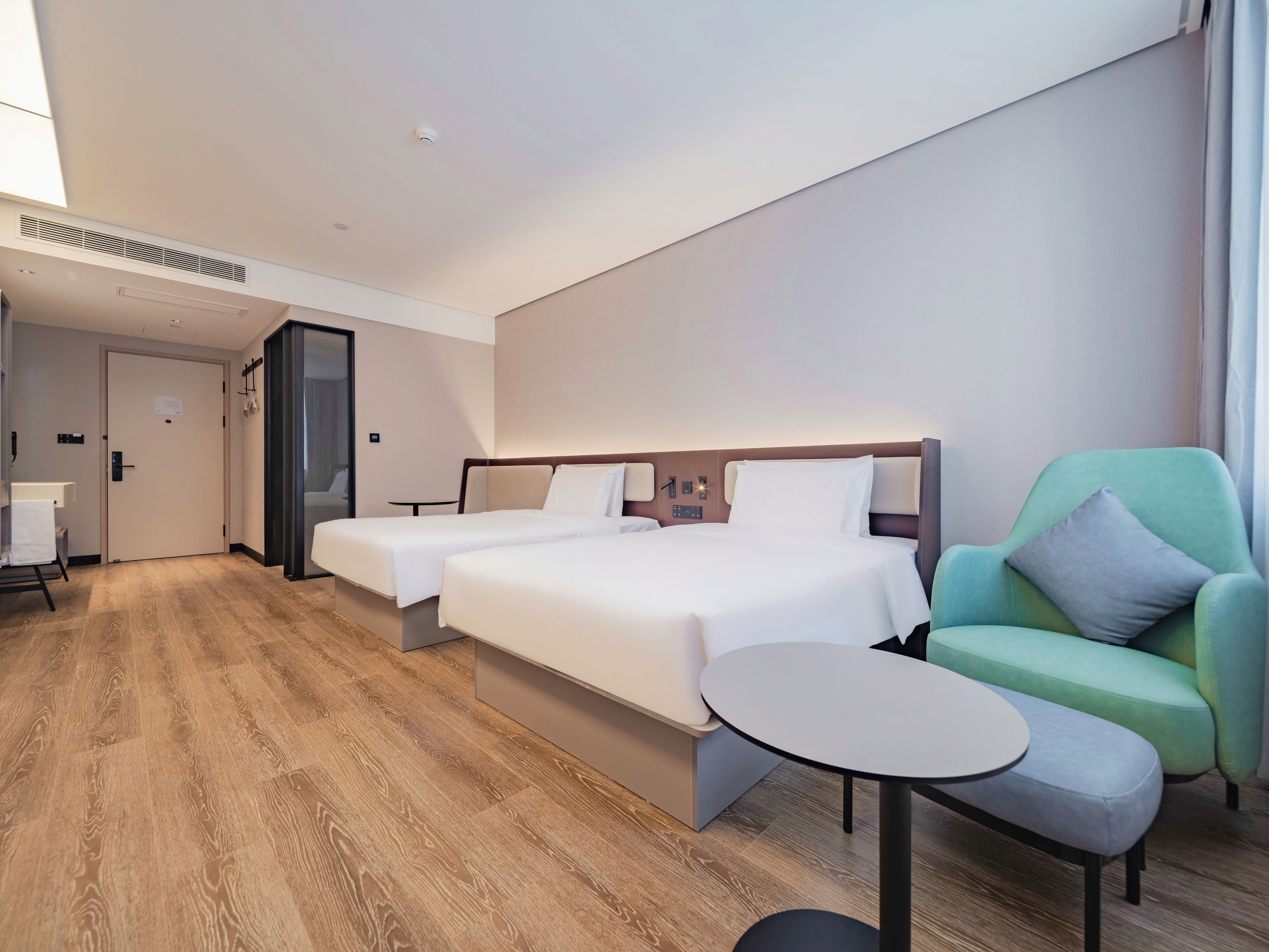 商务双床房【55寸投屏电视+语音客控+独立空调】