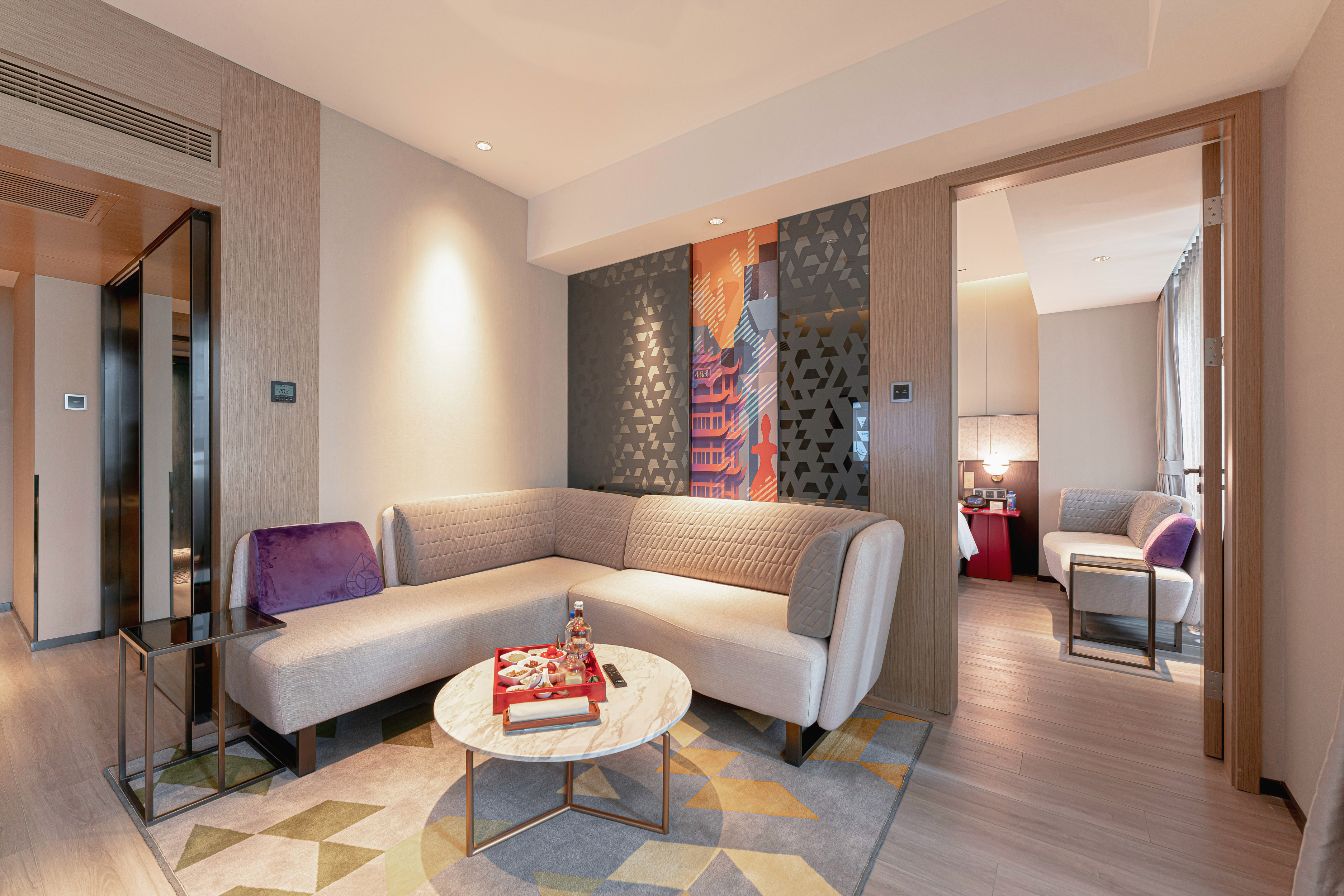 凡象智能床垫套房｜开放式双阳台+智能床垫+智能投屏+浴缸