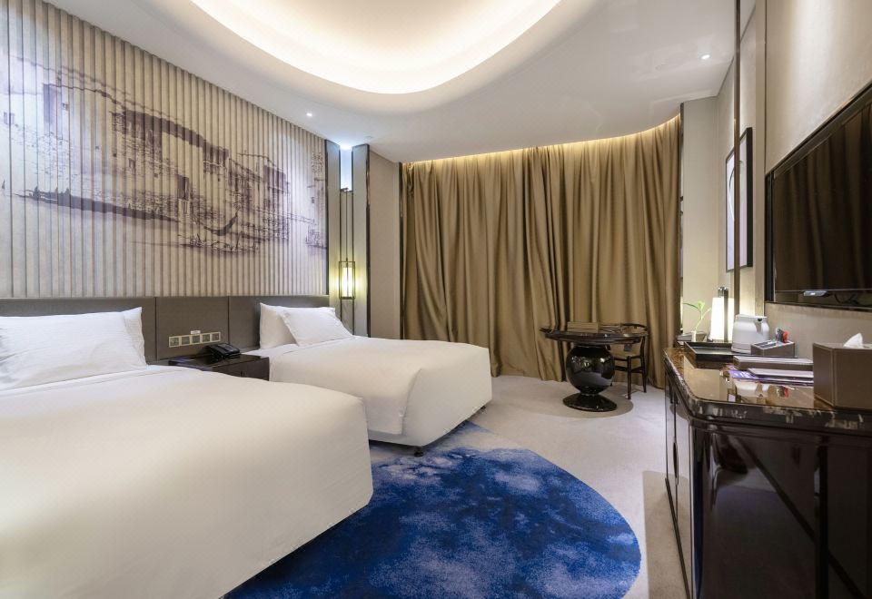 行政豪华双床房（Kappa洗护+斯林百兰床垫+休闲浴缸）