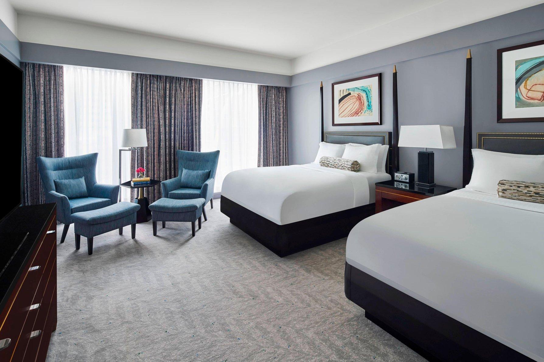 园景一卧室行政套房 - 带2张大床和梳化床