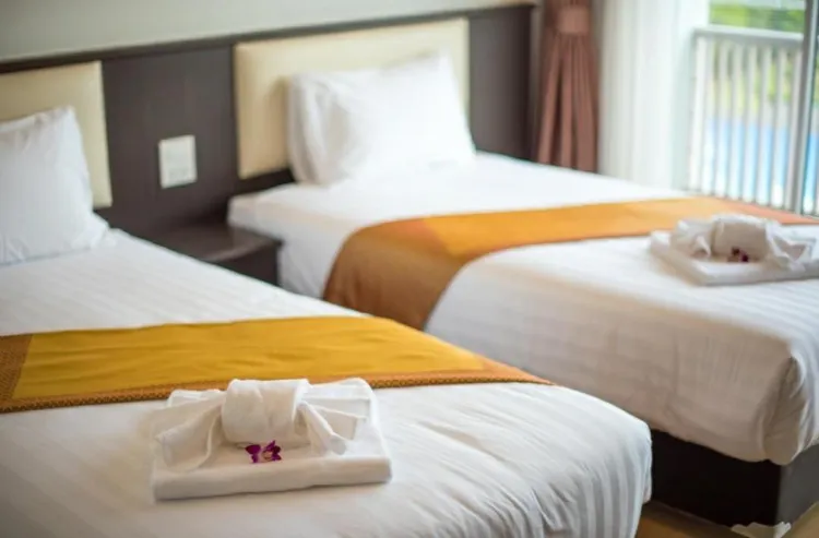 ห้องสุพีเรียเตียงแฝดพร้อมวิวสวน