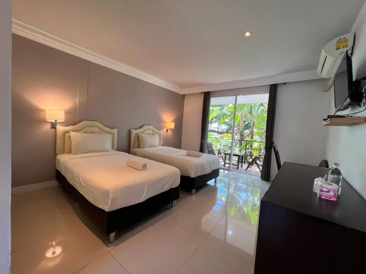 ห้องพร้อม 2 เตียงเดี่ยว