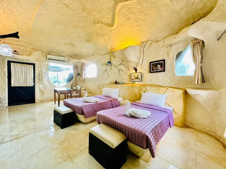 ห้องเตียงใหญ่แบบถ้ำ