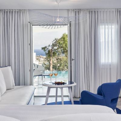 海景套房 - 帶私人泳池（Thalassa） 麥柯尼亞安大使羅萊夏朵酒店優惠