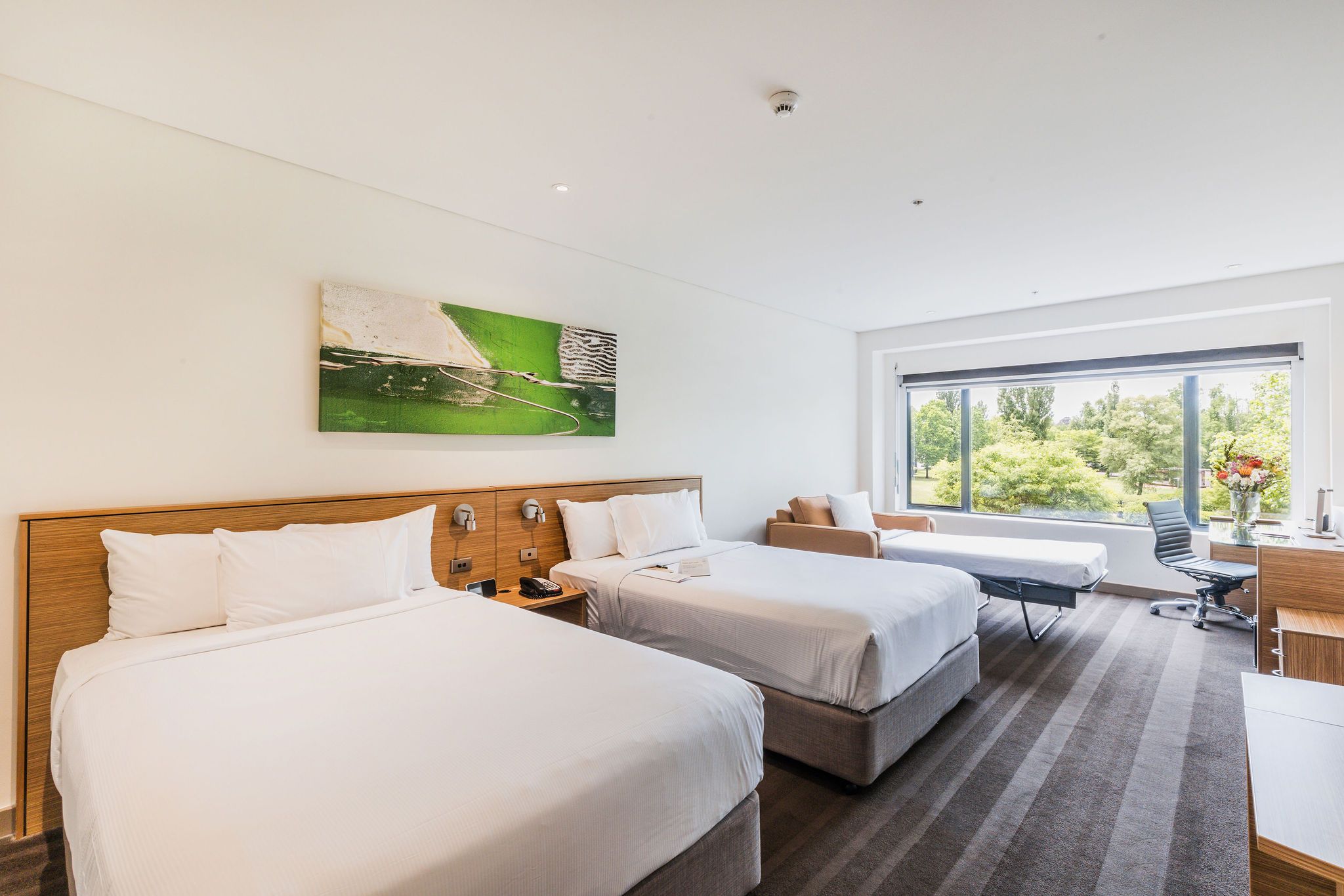 标准特大床房带公园景观