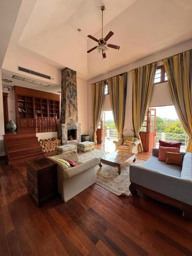 ห้องเตียงเดี่ยวพร้อมวิวสวน