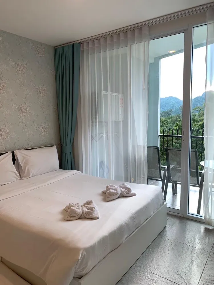 ห้องแฟมิลี่สองห้องนอนพร้อมวิวภูเขา