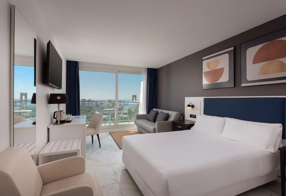 经典客房， 1 张双人床， 阳台， 海景