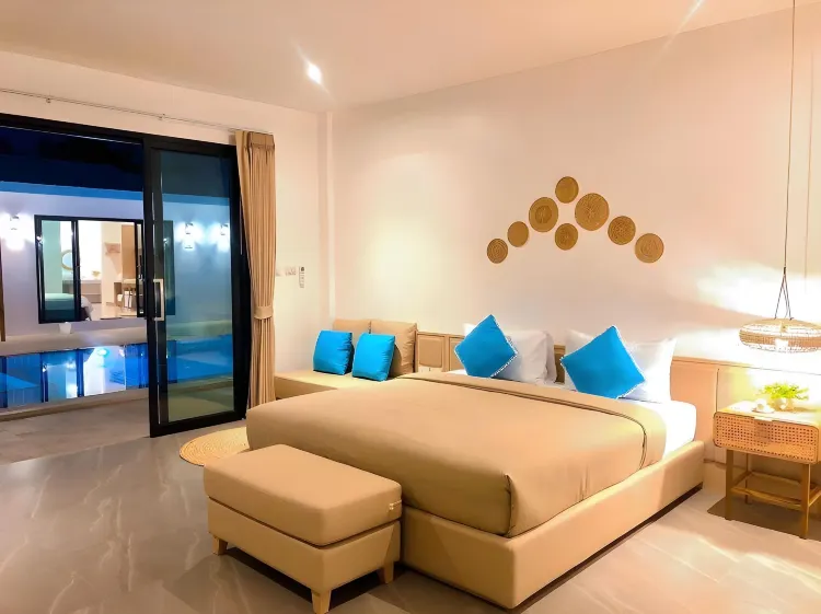 ห้องดีลักซ์พร้อมเข้าถึงสระว่ายน้ำ