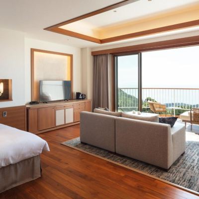 デラックステラスご利用人数3名、露天風呂付き-2階-西棟 Izu Hotel Resort & Spa クーポン