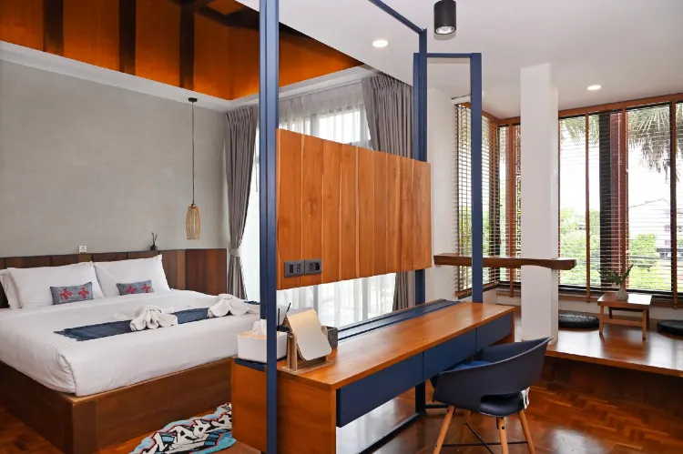 ห้องดีลักซ์สวีท, วิวสวน