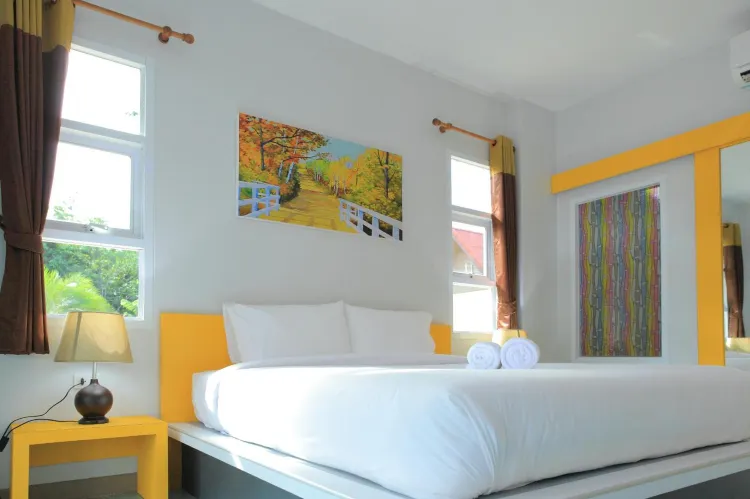 บังกะโลแบบ 1 ห้องนอนพร้อมวิวสระว่ายน้ำ