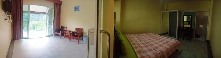 ห้องควีนพร้อมวิวสวน