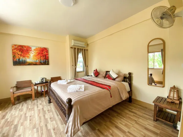 ห้องพักพร้อมเตียงคิงไซส์