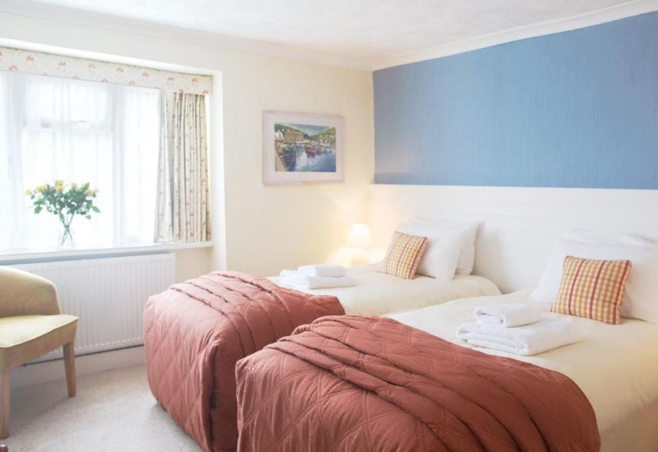 带景观的双床房-Plaidy