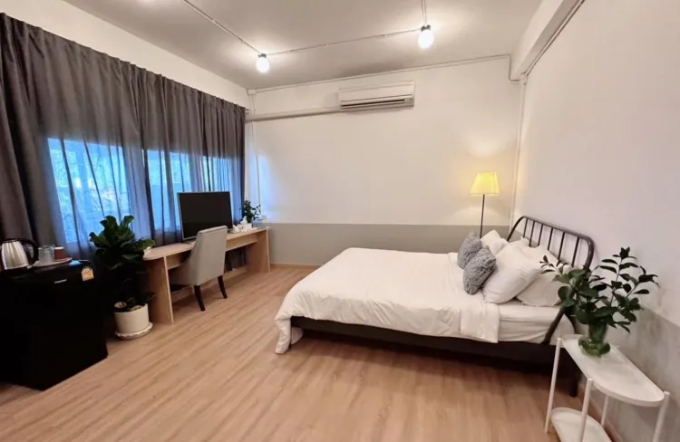 ห้องพักมาตรฐานสำหรับสี่ท่านพร้อมห้องน้ำส่วนตัว