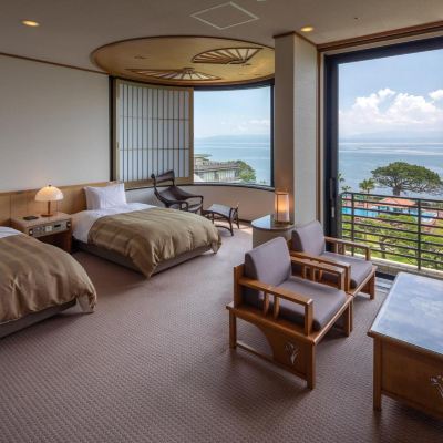 高級客房 - 帶榻榻米區 鹿兒島沙蒸溫泉指宿白水館優惠