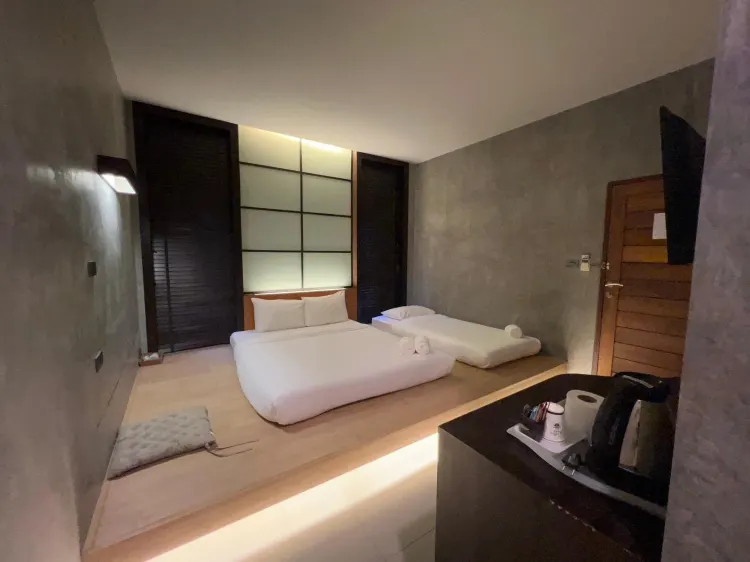 Twin-Double And Single Bed