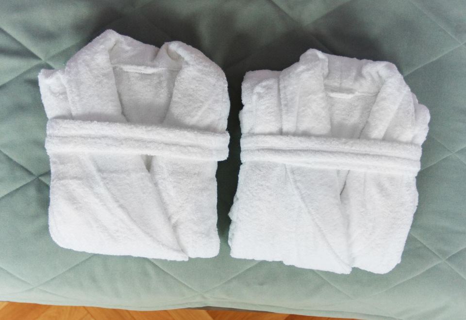 套房配有双人床