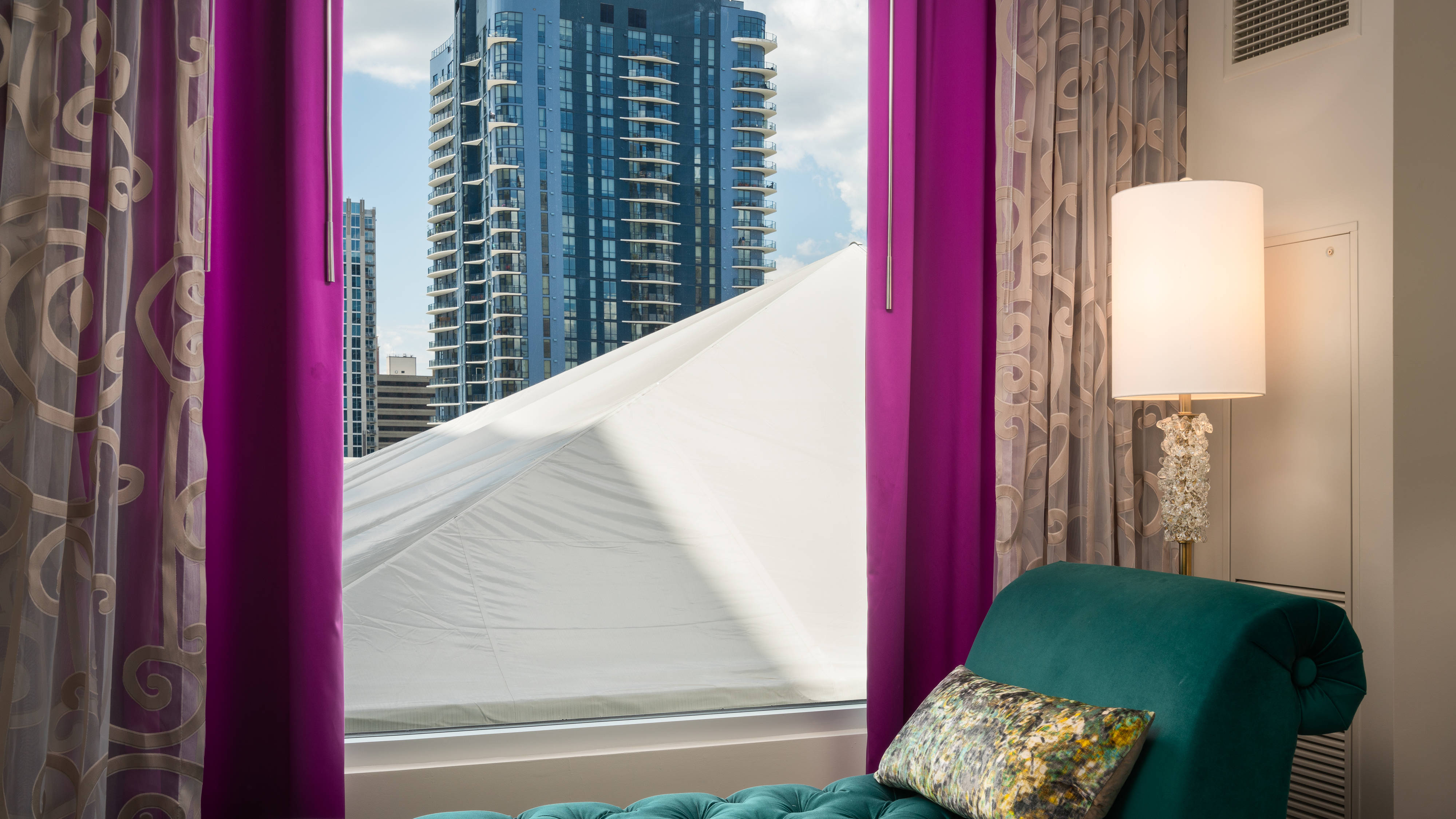 特大床房露台景