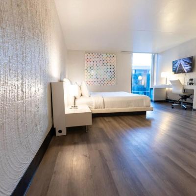 1 King Bed, Non-Smoking, Deluxe Room, Pool View, Mini Fridge, Coffee Maker The Clarendon Hotel and Spa Promo Code