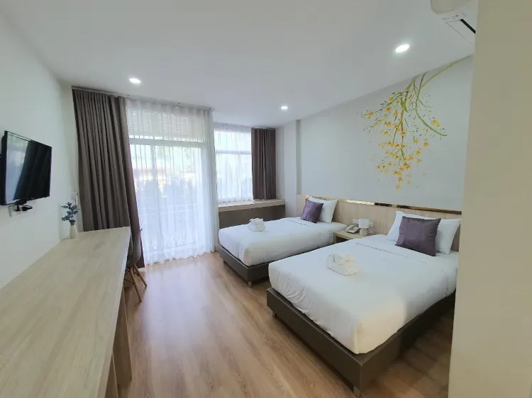 ห้องเตียงแฝด - ปลอดบุหรี่