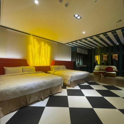 豪華四人房 木木行館 Motel Lin優惠