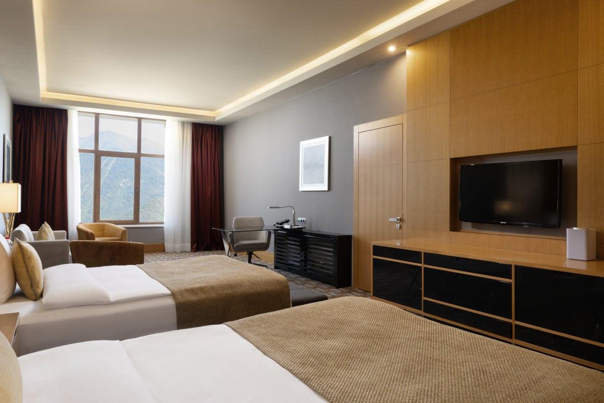 Rixos Krasnaya Polyana Sochi山景高级双床间