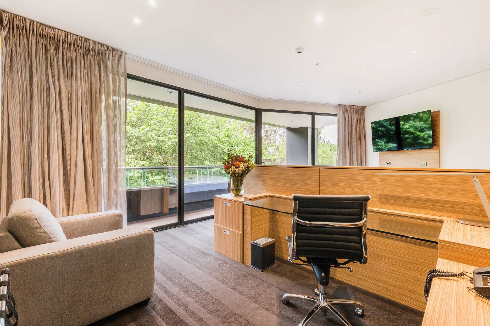 一卧室特大床套房带按摩浴缸