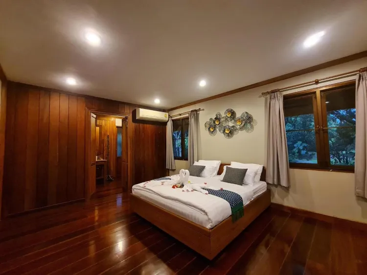 ห้องสุพีเรียร์เตียงคิงไซส์พร้อมวิวสวน