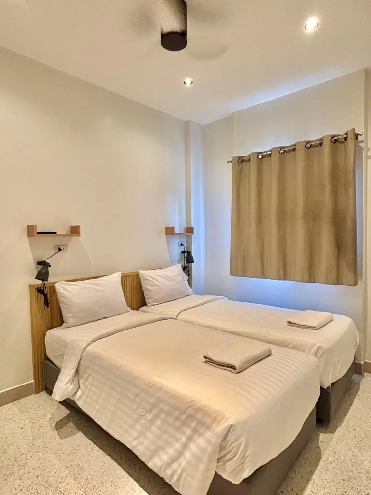 Garden Twin Room For 2 People With 2 Single Beds-Non-Smoking