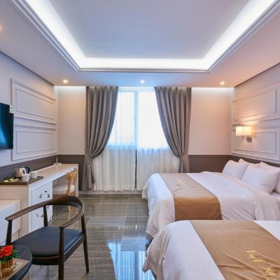 디럭스 패밀리 트윈룸(LG스타일러) 마드리드 호텔 광주 쿠폰