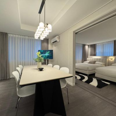 시티 뷰 3인룸 트릭 아트 게스트하우스 홍대 쿠폰