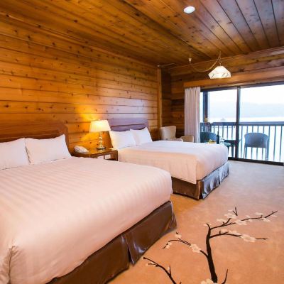 豪華湖景四人房 南投日月潭儷山林會館優惠